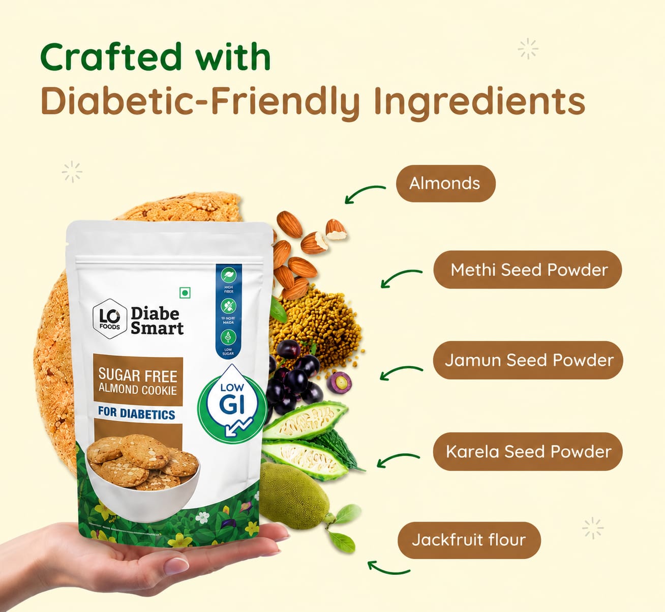 Sugar Free Almond Cookie (2KG)